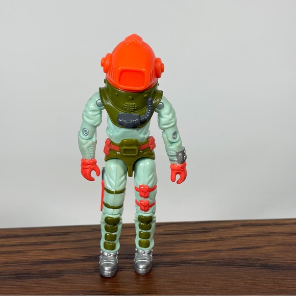 Vintage G.I. Joe Deep Six V2 3.75" Action Figure Hasbro ARAH w/ Helmet - Picture 5 of 6